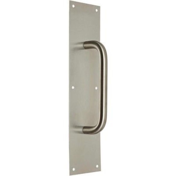 Yale Commercial Rockwood Pull Plate, 8"L x 16"H x 3/4, Satin Stainless Steel, 8" CTC 85754